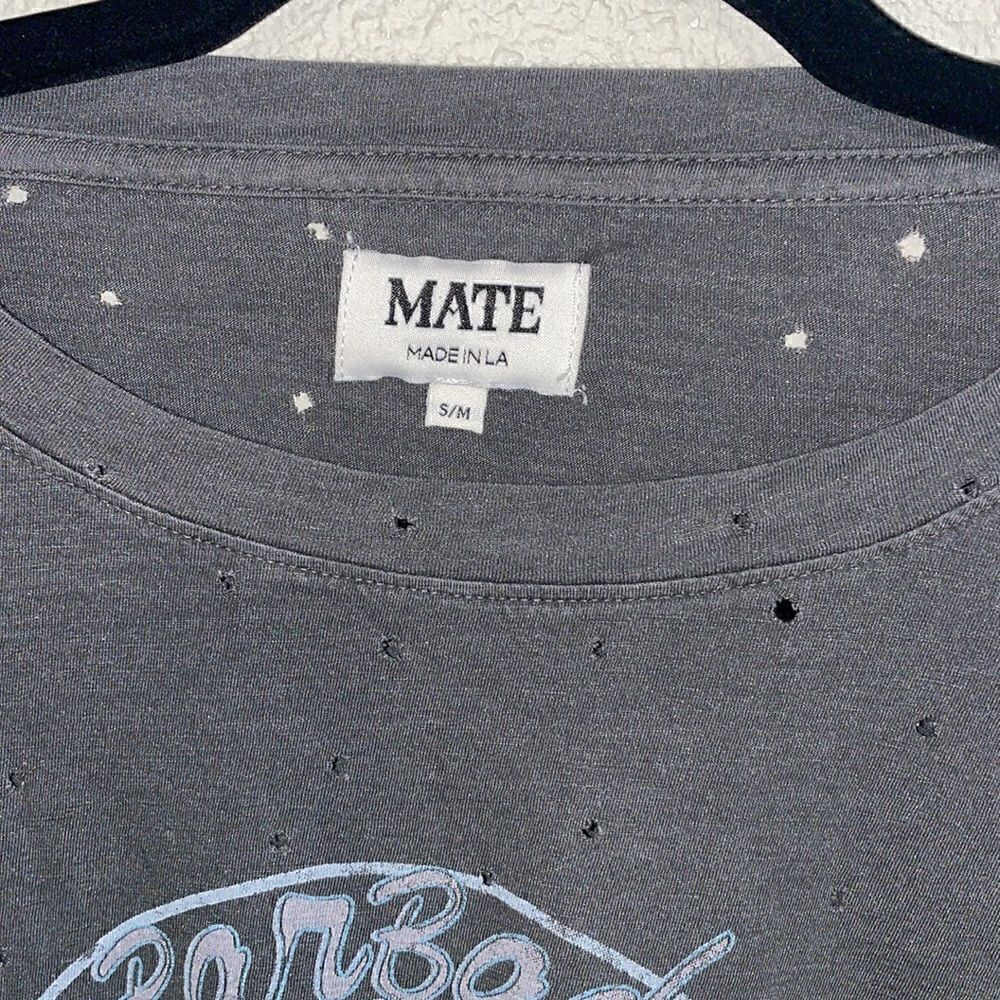 Mate the Label Distressed Tee - Picture 3 of 5